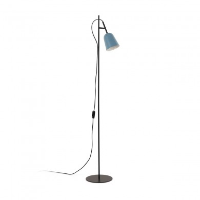 Lampadaire STUDIO 1x E14 MAX Noir Mat Bleu FARO 28271