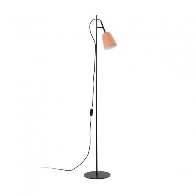 Lampadaire STUDIO 1x E14 MAX Noir Mat Rose FARO 28272