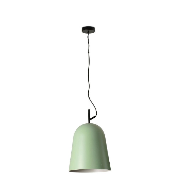 Suspension STUDIO 1x18W E27 MAX Noir Mat Vert FARO 28285