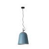 Suspension STUDIO 1x18W E27 MAX Noir Mat Bleu FARO 28286