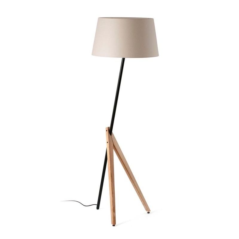 Lampadaire TREEWOOD 1x15W E27 MAX Frêne Beige FARO 20056