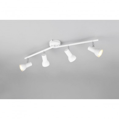 Plafonnier CANTAR 4x4,9W GU10 Blanc mat TRIO LIGHTING R81794031