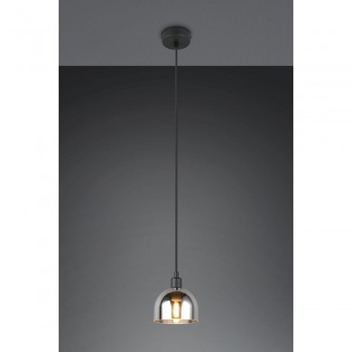 Suspension MOLLY 1x4W E14 Noir mat TRIO LIGHTING R31861032