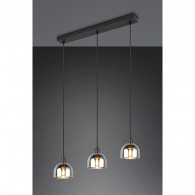 Suspension MOLLY 3x4W E14 Noir mat TRIO LIGHTING R31863032