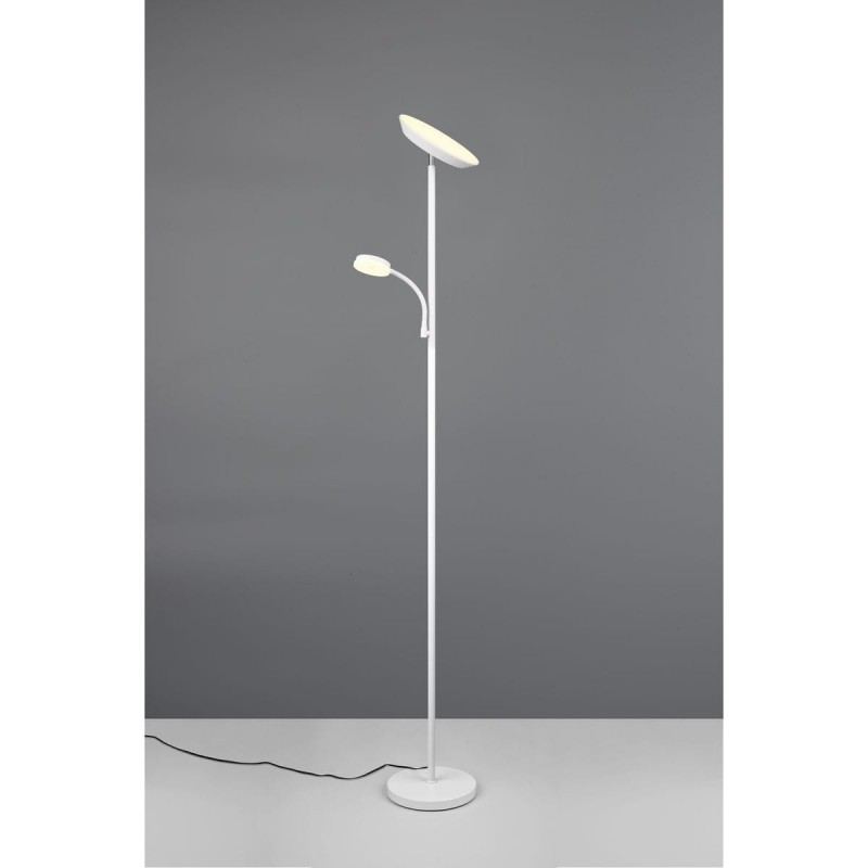 Lampadaire SPECTER 17W LED Blanc mat avec liseuse TRIO LIGHTING R47842131