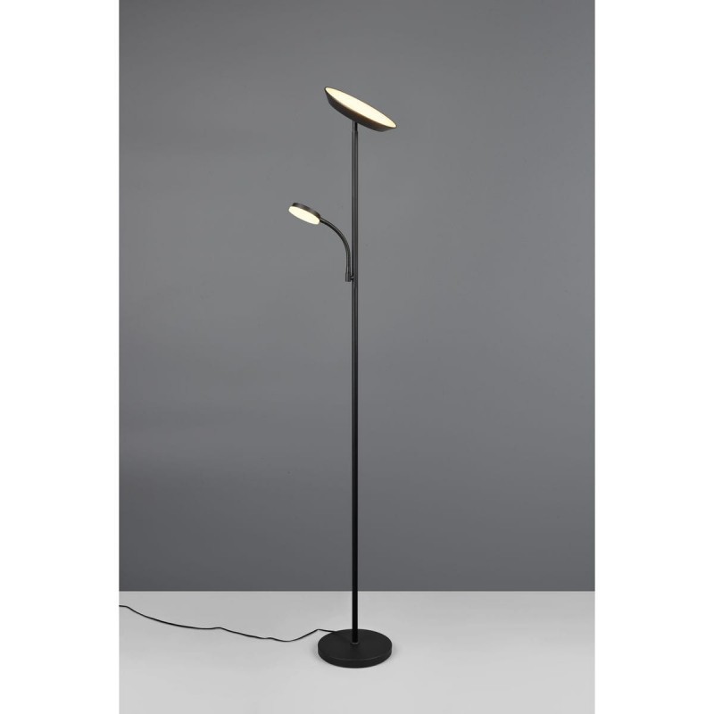 Lampadaire SPECTER 17W LED Noir mat avec liseuse TRIO LIGHTING R47842132