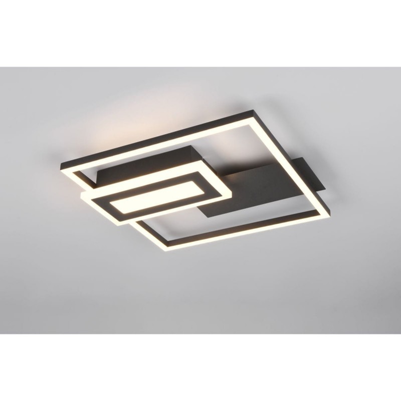 Plafonnier SPIRO 22W LED Noir mat TRIO LIGHTING R67862132