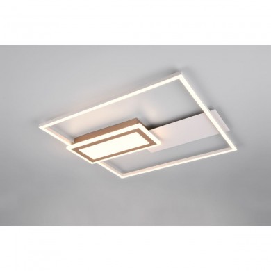 Plafonnier SPIRO 32W LED Gris chaud TRIO LIGHTING R67862976