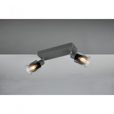 Plafonnier CADIZ 2x4W E14 Anthracite TRIO LIGHTING R81782042