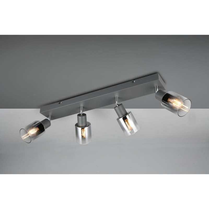 Plafonnier CADIZ 4x4W E14 Anthracite TRIO LIGHTING R81784042