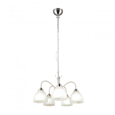 Suspension DOBBY 5x4,9W E27 Nickel mat TRIO LIGHTING R31055007