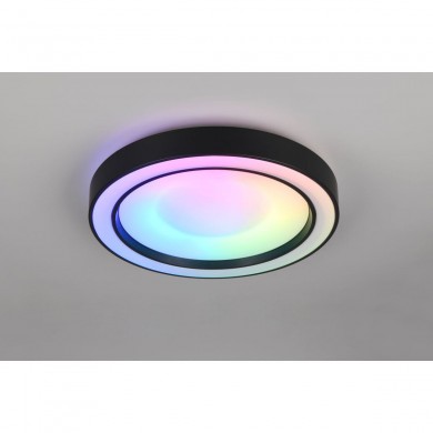 Plafonnier ARCO 22W LED Noir mat TRIO LIGHTING R65091432