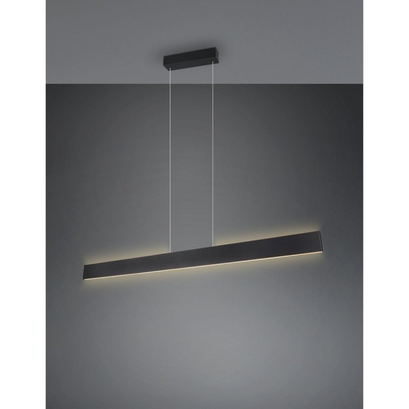 Suspension GALWAY 35W LED Noir mat TRIO LIGHTING 349710132