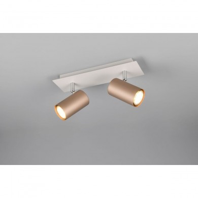 Plafonnier MARLEY 2x4,9W GU10 Café TRIO LIGHTING 802400265