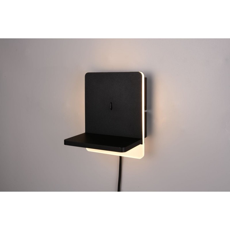 Applique FAIRFIELD 9W LED Noir mat TRIO LIGHTING 248670132