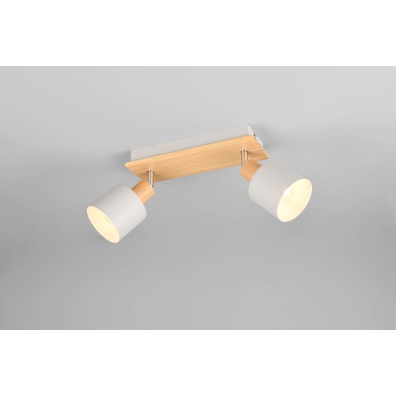 Plafonnier SHANTI 2x4W E14 Gris chaud TRIO LIGHTING 862700276