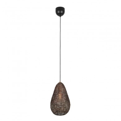 Suspension ZIVA 1x4W E27 Laiton ancien TRIO LIGHTING 365300104