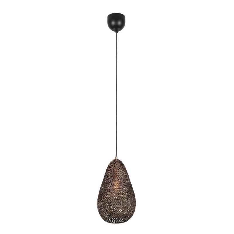 Suspension ZIVA 1x4W E27 Laiton ancien TRIO LIGHTING 365300104