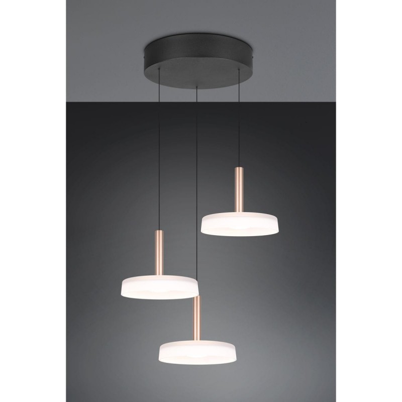 Suspension CELESTE 3x7,5W LED Café TRIO LIGHTING 354930365