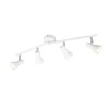 Plafonnier CANTAR 4x4,9W GU10 Blanc mat TRIO LIGHTING R81794031