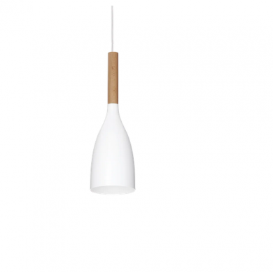 Suspension blanche Scandinave MANHATTAN Blanc 1x40W IDEAL LUX 110745