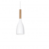 Suspension blanche Scandinave MANHATTAN Blanc 1x40W IDEAL LUX 110745