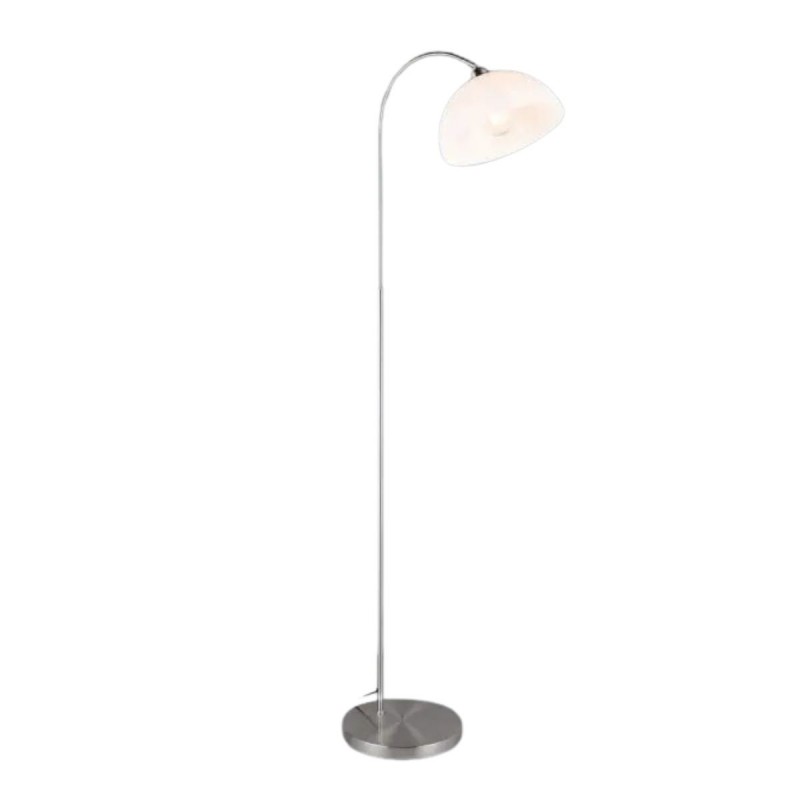 Lampadaire SIERRA 1x7W E27 Nickel mat TRIO LIGHTING R41871007