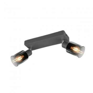 Plafonnier CADIZ 2x4W E14 Anthracite TRIO LIGHTING R81782042