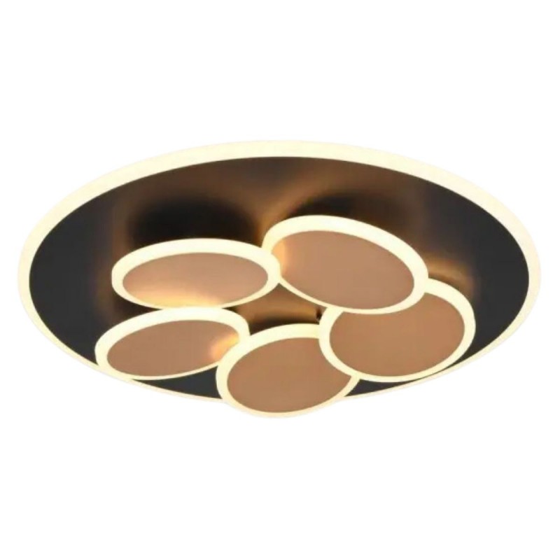 Plafonnier MANDALA 35W LED Noir-or TRIO LIGHTING 653210680