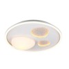 Plafonnier PEBBLE 36W LED Blanc mat TRIO LIGHTING 643110131