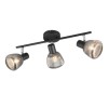 Plafonnier TARIFA 3x4W E14 Noir mat TRIO LIGHTING 862800332