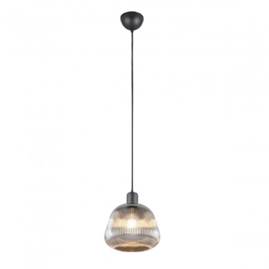 Suspension TARIFA 1x4W E27 Noir mat TRIO LIGHTING 362800132