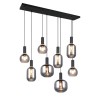 Suspension DIVA 8x7W E27 Noir mat TRIO LIGHTING 319800832