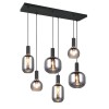 Suspension DIVA 6x7W E27 Noir mat TRIO LIGHTING 319800632