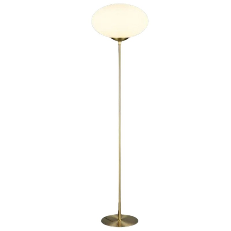 Lampadaire FOMENTO 1x8,5W E27 Laiton mat TRIO LIGHTING 463100108