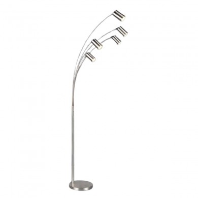 Lampadaire MARLEY 5x4,5W GU10 Nickel mat TRIO LIGHTING 412400507