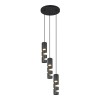 Suspension STREAM 3x3W GU10 Noir mat TRIO LIGHTING 364030332