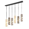 Suspension STREAM 6x3W GU10 Multicolore TRIO LIGHTING 364000617