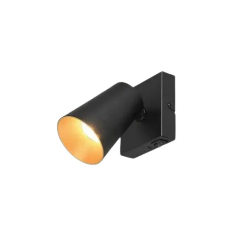 Applique murale SHARP 1x4,9W GU10 Noir mat TRIO LIGHTING 817170132