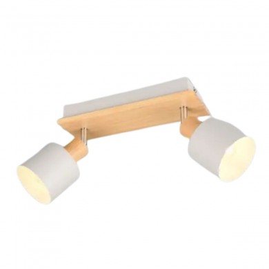 Plafonnier SHANTI 2x4W E14 Gris chaud TRIO LIGHTING 862700276