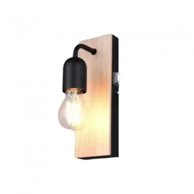 Applique Salle de Bain ARTURO 1x9W E27 Bois TRIO LIGHTING 284470132