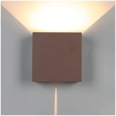 Applique extérieure DAVOS XL LED Intégrée 20W Corten MANTRA 7438