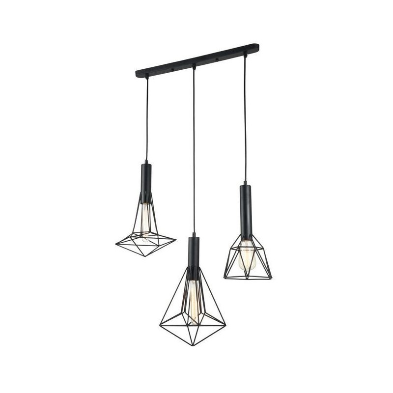 Suspension Spider Noir 3x60W E27 MAYTONI T021-03-B