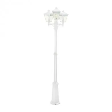 Lampadaire exterieur Blanc LONDON 3x70W Max NORLYS 483VI