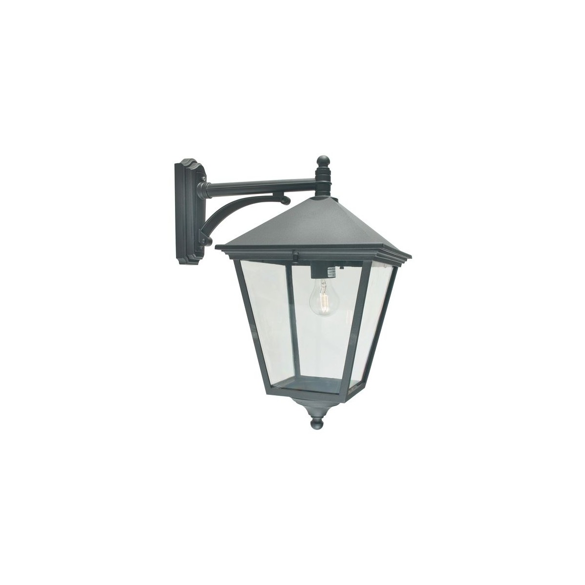 Lampadaire extérieur 70W LONDON Noir - Norlys 491SV