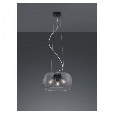 Suspension Valente Anthracite 3x60W E27 TRIO LIGHTING 300600342