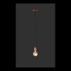 Suspension Cord Cuivré Ancien 1x60W E27 TRIO LIGHTING 310100162