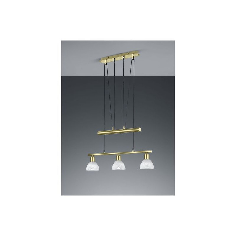 Suspension Levisto Laiton Mat 3x40W E14 TRIO LIGHTING 371010308