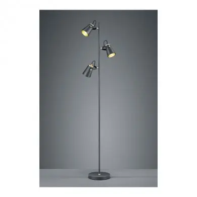 Lampadaire Edward Noir Mat 3x40W E14 TRIO LIGHTING 408800332