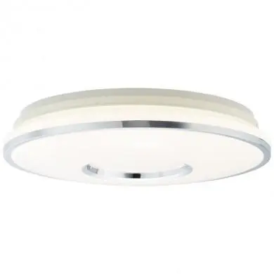 Plafonnier VISITATION 1x40W Led Blanc-argent BRILLIANT G97044/58